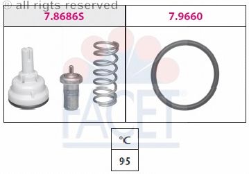 Термостат FACET 7.8686