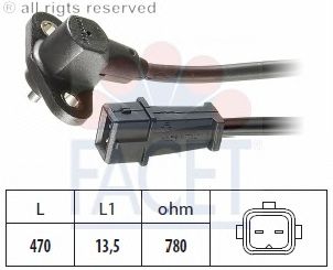 Датчик импульсов, маховик FACET 9.0003