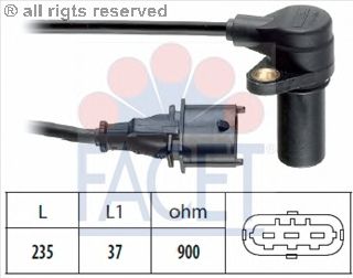 Датчик импульсов, маховик FACET 9.0326