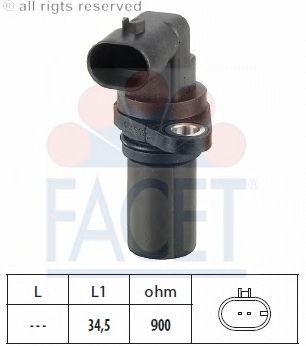 Датчик импульсов, маховик FACET 9.0389