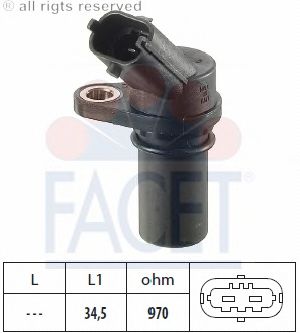 Датчик импульсов, маховик FACET 9.0439