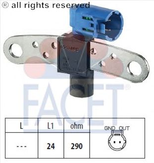 Датчик импульсов, маховик FACET 9.0543