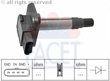 Катушка зажигания FACET 9.6345