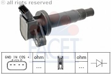 Катушка зажигания FACET 9.6361