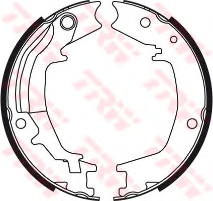 Тормозные колодки ручника TRW GS8489