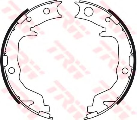Тормозные колодки ручника TRW GS8783