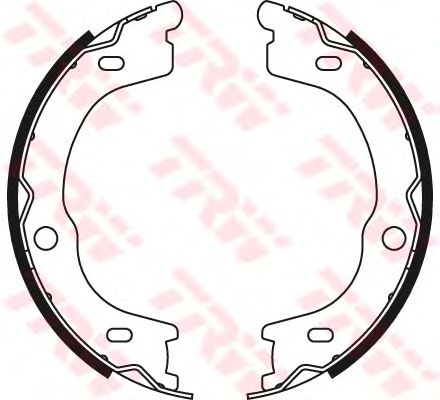 Тормозные колодки ручника TRW GS8784