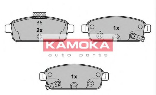 Тормозные колодки KAMOKA JQ101147