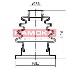 Пыльник ШРУСА KAMOKA 1148010
