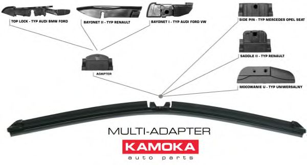 Щетка стеклоочистителя KAMOKA 27400