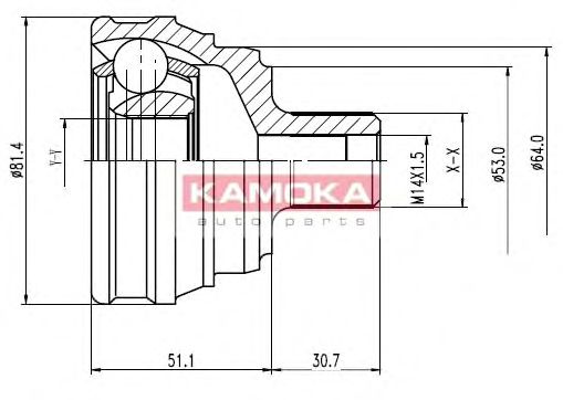 Комплект ШРКШ KAMOKA 6206