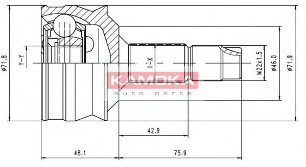 Комплект ШРКШ KAMOKA 6258