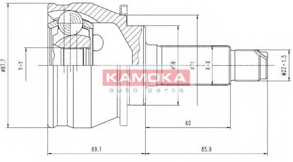 Комплект ШРКШ KAMOKA 6384