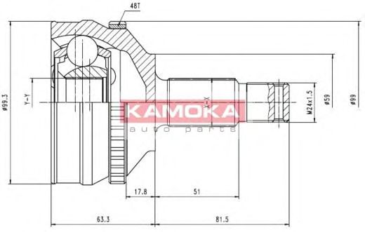 Комплект ШРКШ KAMOKA 6576