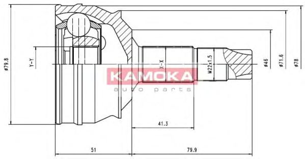 Комплект ШРКШ KAMOKA 6632