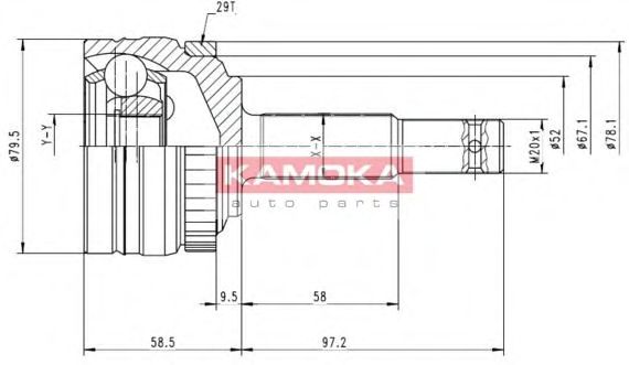 Комплект ШРКШ KAMOKA 6718