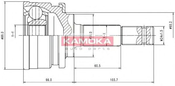 Комплект ШРКШ KAMOKA 6754