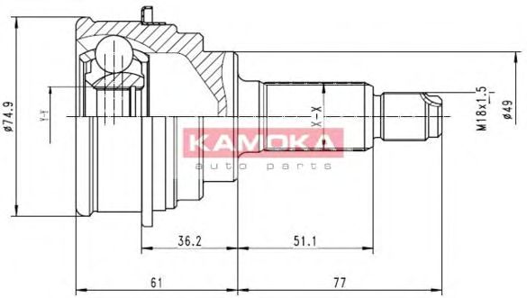 Комплект ШРКШ KAMOKA 6836