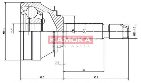 Комплект ШРКШ KAMOKA 7002