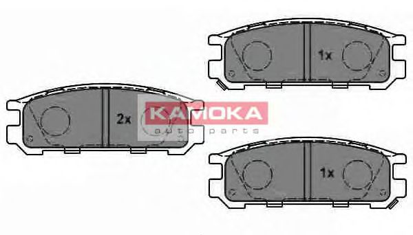 Тормозные колодки KAMOKA JQ1011580
