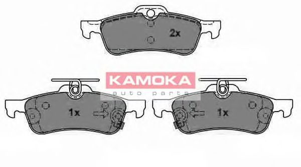 Тормозные колодки KAMOKA JQ1018082