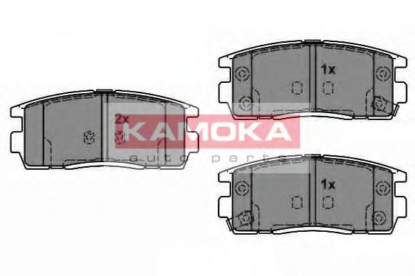 Тормозные колодки KAMOKA JQ1018370