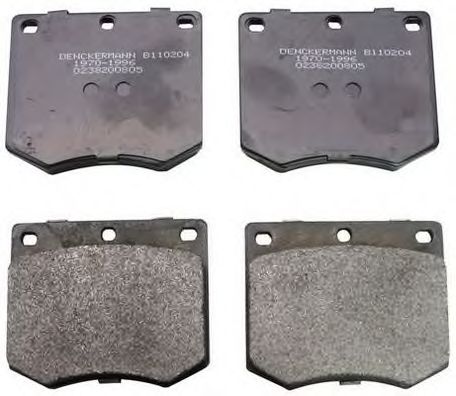 Тормозные колодки DENCKERMANN B110204