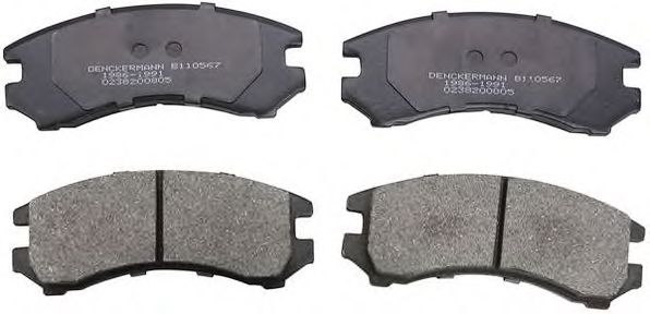 Тормозные колодки DENCKERMANN B110567