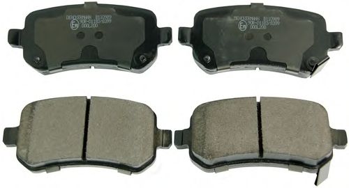 Тормозные колодки DENCKERMANN B110989