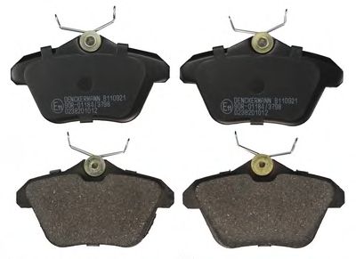 Тормозные колодки DENCKERMANN B110921