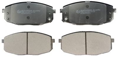 Тормозные колодки DENCKERMANN B110952