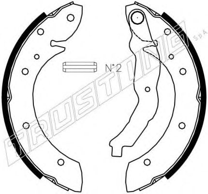 Тормозные колодки TRUSTING 019.025