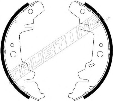 Тормозные колодки TRUSTING 023.001