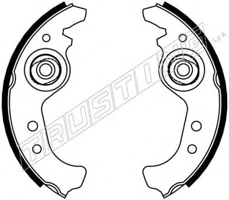 Тормозные колодки TRUSTING 034.084