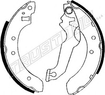 Тормозные колодки TRUSTING 040.115
