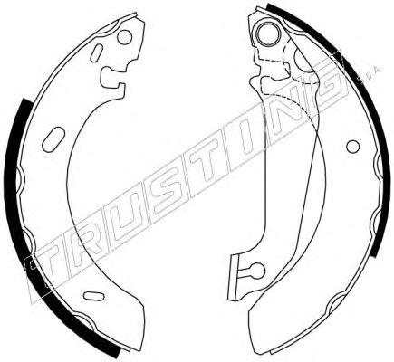 Тормозные колодки TRUSTING 040.133