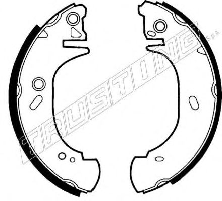 Тормозные колодки TRUSTING 040.140