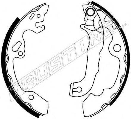 Тормозные колодки TRUSTING 040.146
