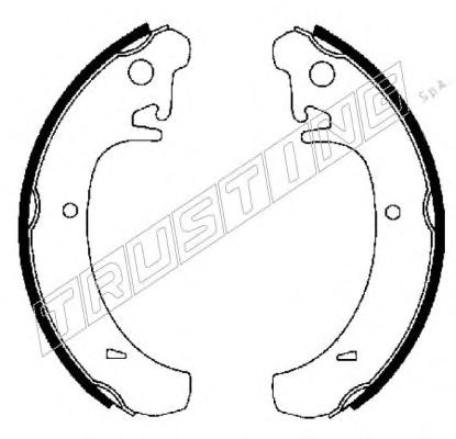 Тормозные колодки TRUSTING 122.004