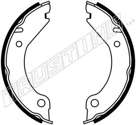 Тормозные колодки ручника TRUSTING 127.267