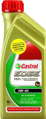 Масло моторное CASTROL EDGE 5W-40, 1 л 24909