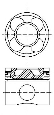 Поршень NURAL 87-114400-00