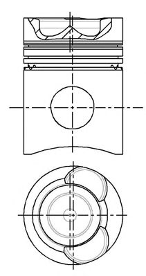 Поршень NURAL 87-407100-10