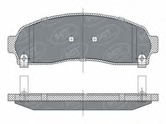 Тормозные колодки SCT Germany SP 290