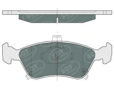 Тормозные колодки SCT Germany SP 362