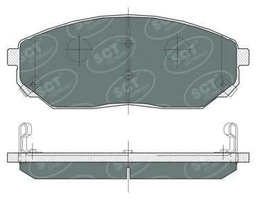 Тормозные колодки SCT Germany SP 371