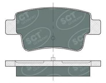 Тормозные колодки SCT Germany SP 378