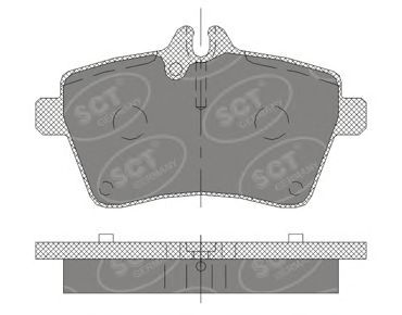 Тормозные колодки SCT Germany SP 409
