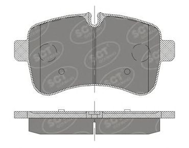 Тормозные колодки SCT Germany SP 415