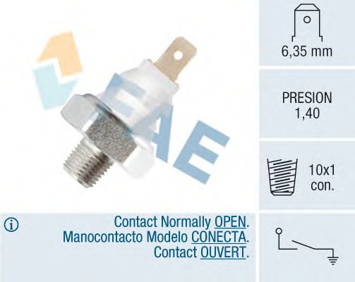 Датчик давления масла FAE 12920